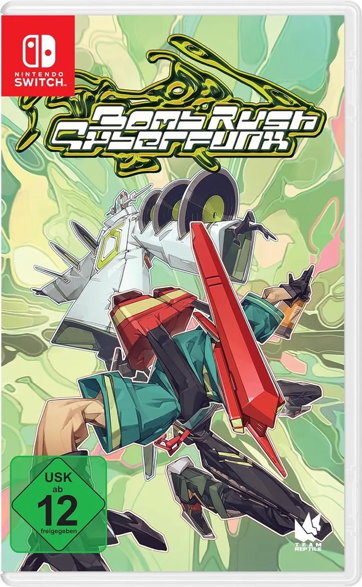 Bomb Rush Cyberfunk by Team Reptile, Nintendo Switch – cover