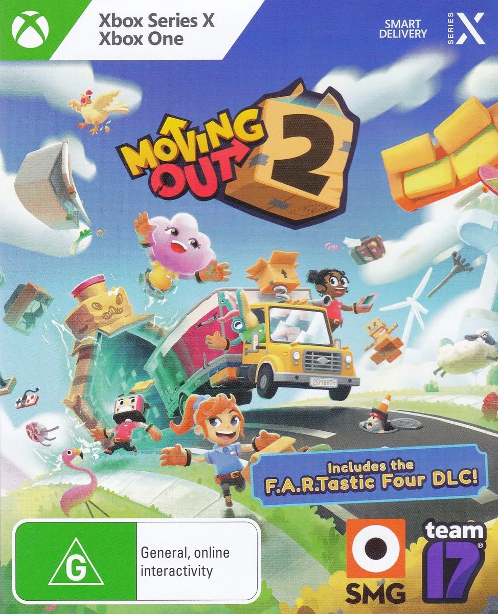 Moving Out 2 AU van Team17, Xbox Series X | S – cover