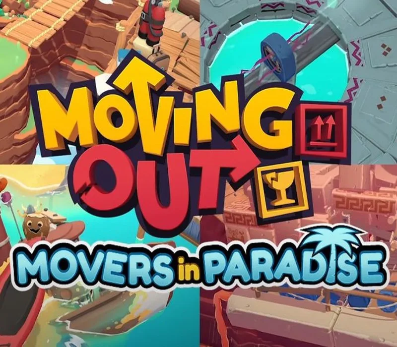 Moving Out – Movers in Paradise DLC EU/NA van Team17 – cover