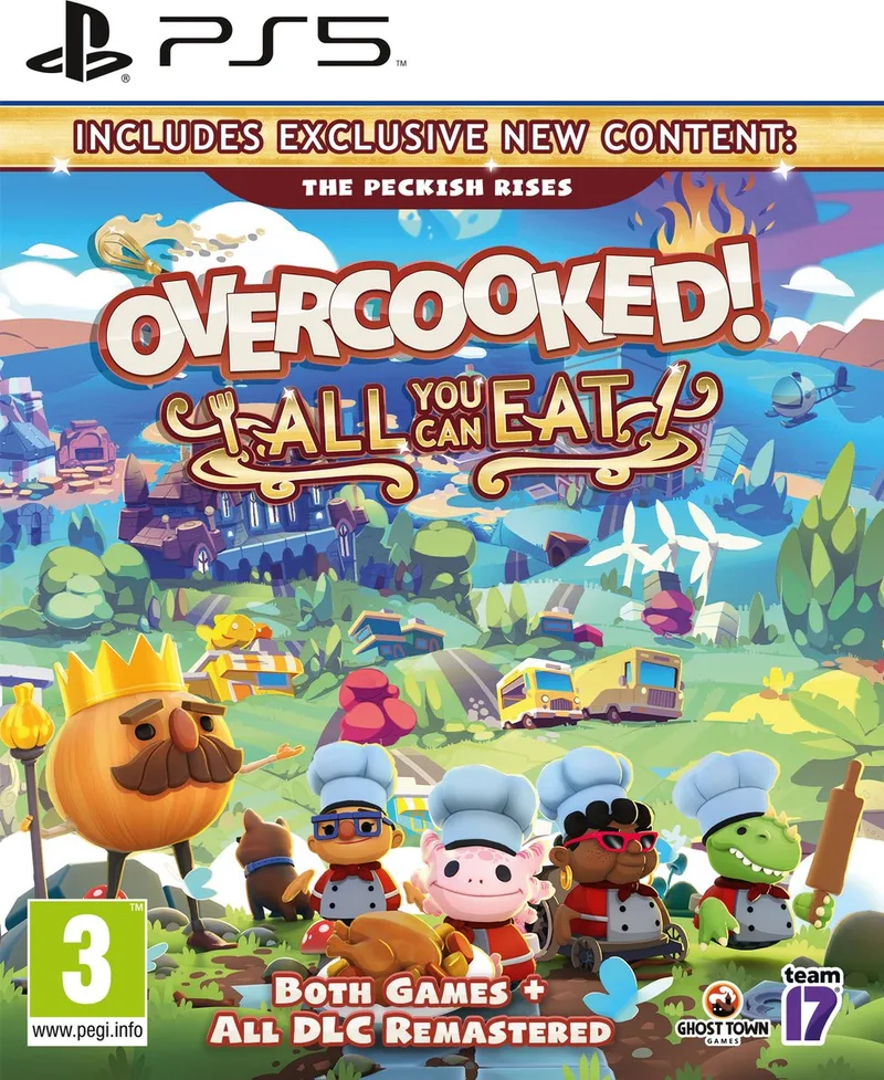 Overcooked! All You Can Eat Edition van Team17, PS5 – cover