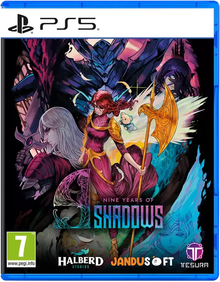 9 Years of Shadows van Tesura, PS5 – cover