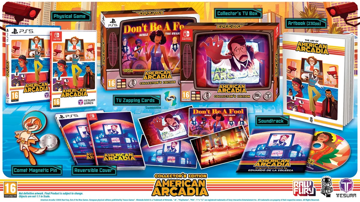 American Arcadia Collectors Edition van Tesura, PS5 – cover