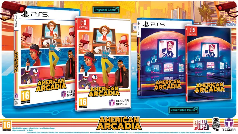 American Arcadia by Tesura, Nintendo Switch – cover