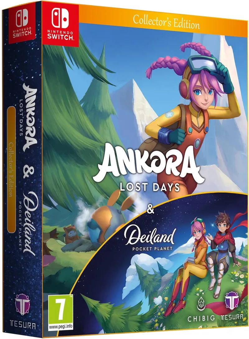 Ankora: Lost Days & Deiland: Pocket Planet - Collector's Edition van Tesura, Nintendo Switch – cover