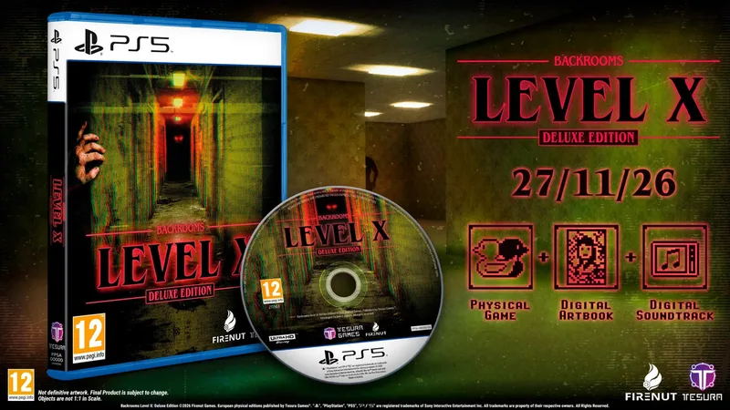 Backrooms Level X Deluxe Edition van Tesura, PS5 – cover