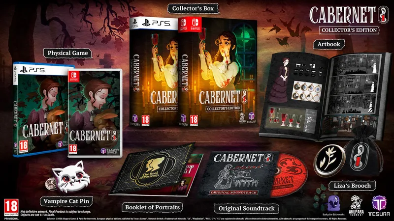 Cabernet Collector's Edition van Tesura, Nintendo Switch – cover