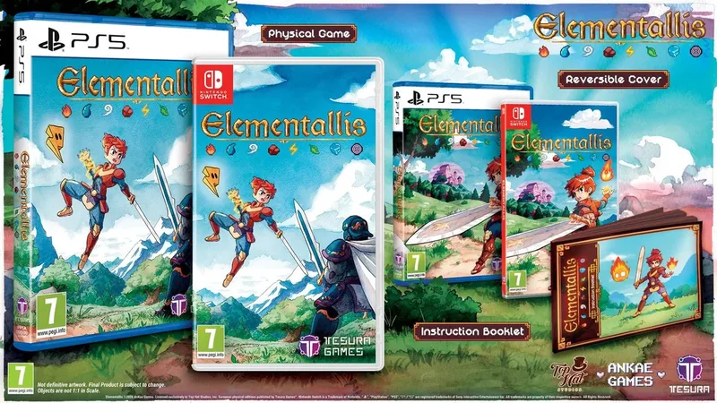 Elementallis van Tesura, Nintendo Switch – cover
