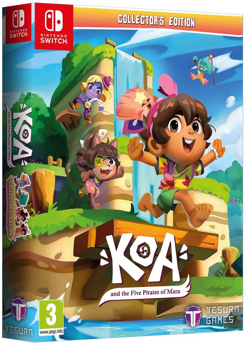 Koa and the Five Pirates of Mara - Collector's Edition van Tesura, Nintendo Switch – cover