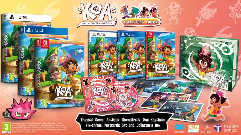 Koa and the Five Pirates of Mara - Collector's Edition by Tesura, PS5 – cover