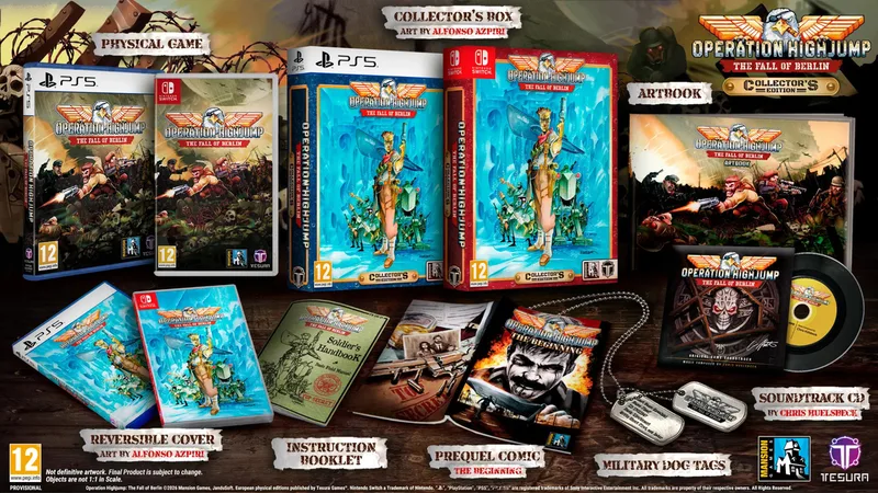 Operation Highjump: The Fall of Berlin Collector's Edition de Tesura, Nintendo Switch – jaquette