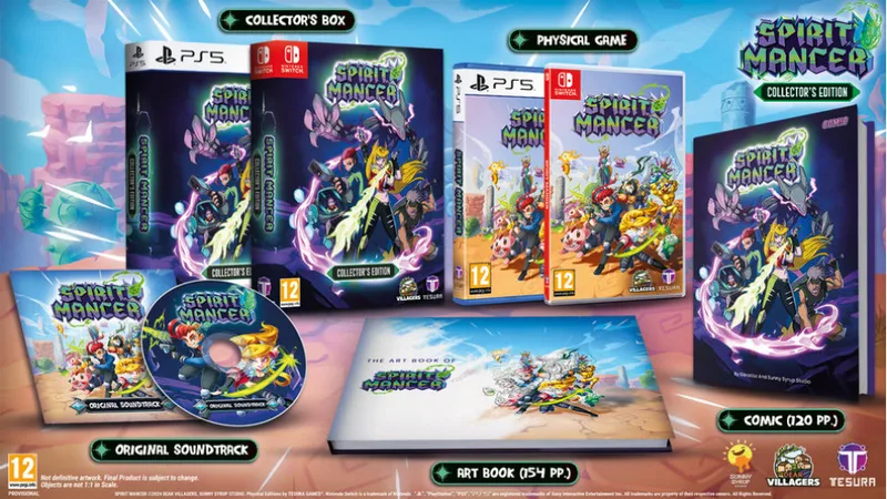 Spirit Mancer Collector's Edition by Tesura, Nintendo Switch – cover