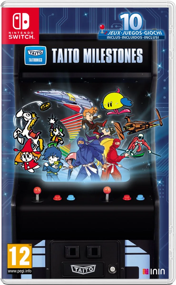 Taito Milestones de Tesura, Nintendo Switch – jaquette