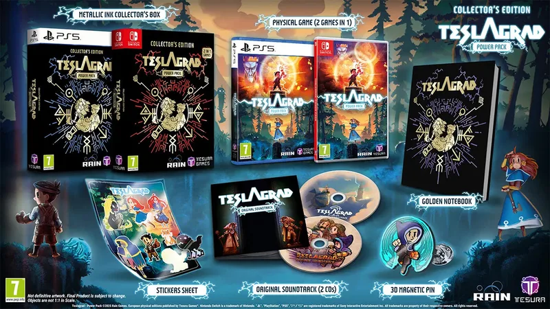 Teslagrad Power Pack Collector's Edition by Tesura, Nintendo Switch – cover
