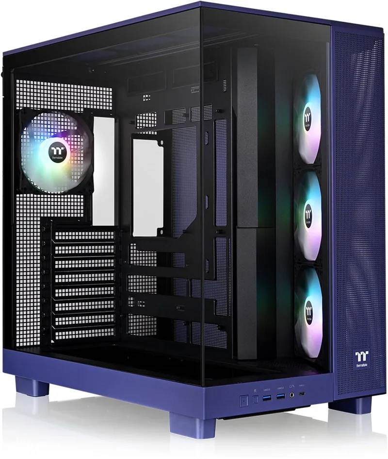 CA-11E-00MNWN-00 computerbehuizing Midi Tower by Thermaltake, Blue – cover