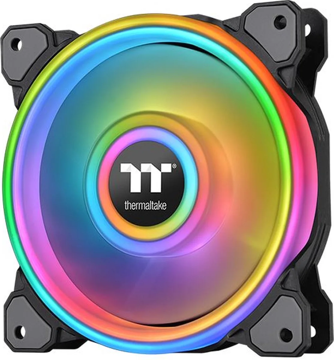CL-F088-PL12SW-C koelsysteem voor computers Computer behuizing Ventilator 12 cm Zwart, Wit by Thermaltake, Rgb – cover