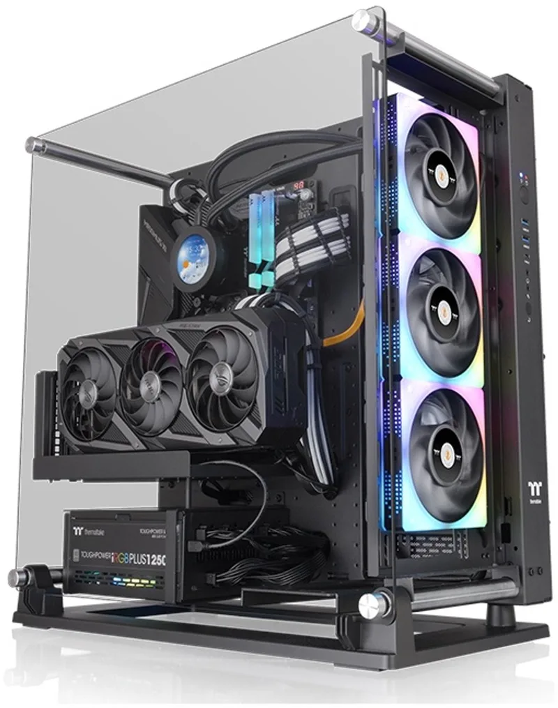 Core P3 TG Pro Midi Tower by Thermaltake, Black – cover