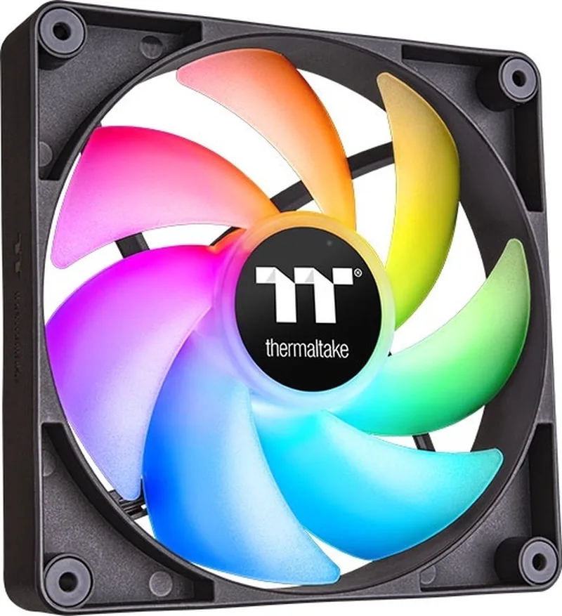 CT120 ARGB Sync - Ventilator Koeler voor PC - 2x120mm - Stil - PWM 500-2000 RPM van Thermaltake, Zwart – cover