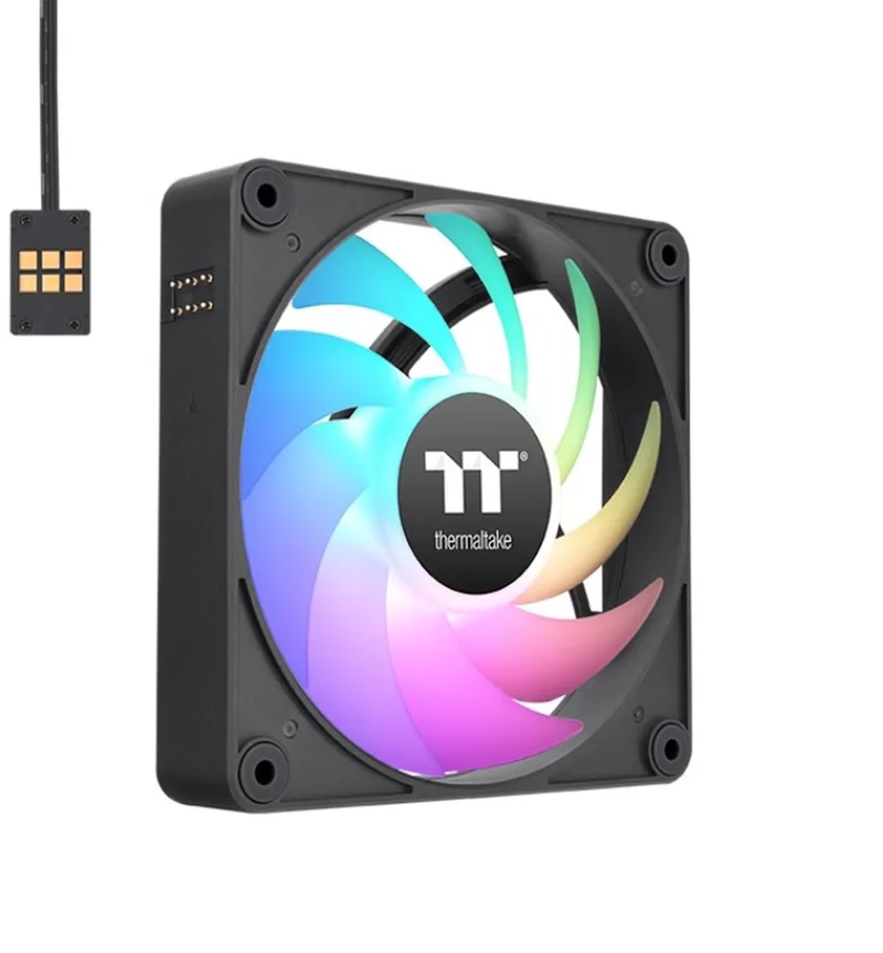 CT120 EX ARGB Sync - Ventilator Koeler voor PC - 3x120mm - PWM 500-2000 RPM van Thermaltake, Zwart – cover
