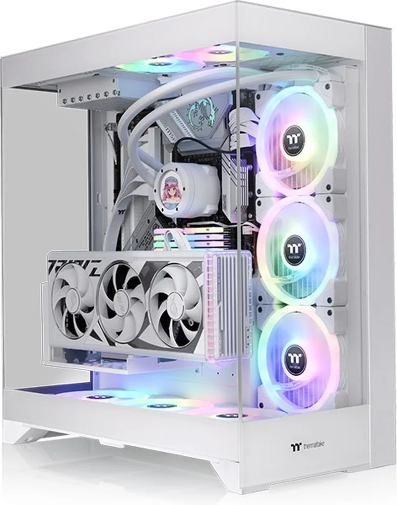 CTE E550 TG Midi Tower van Thermaltake, Wit – cover