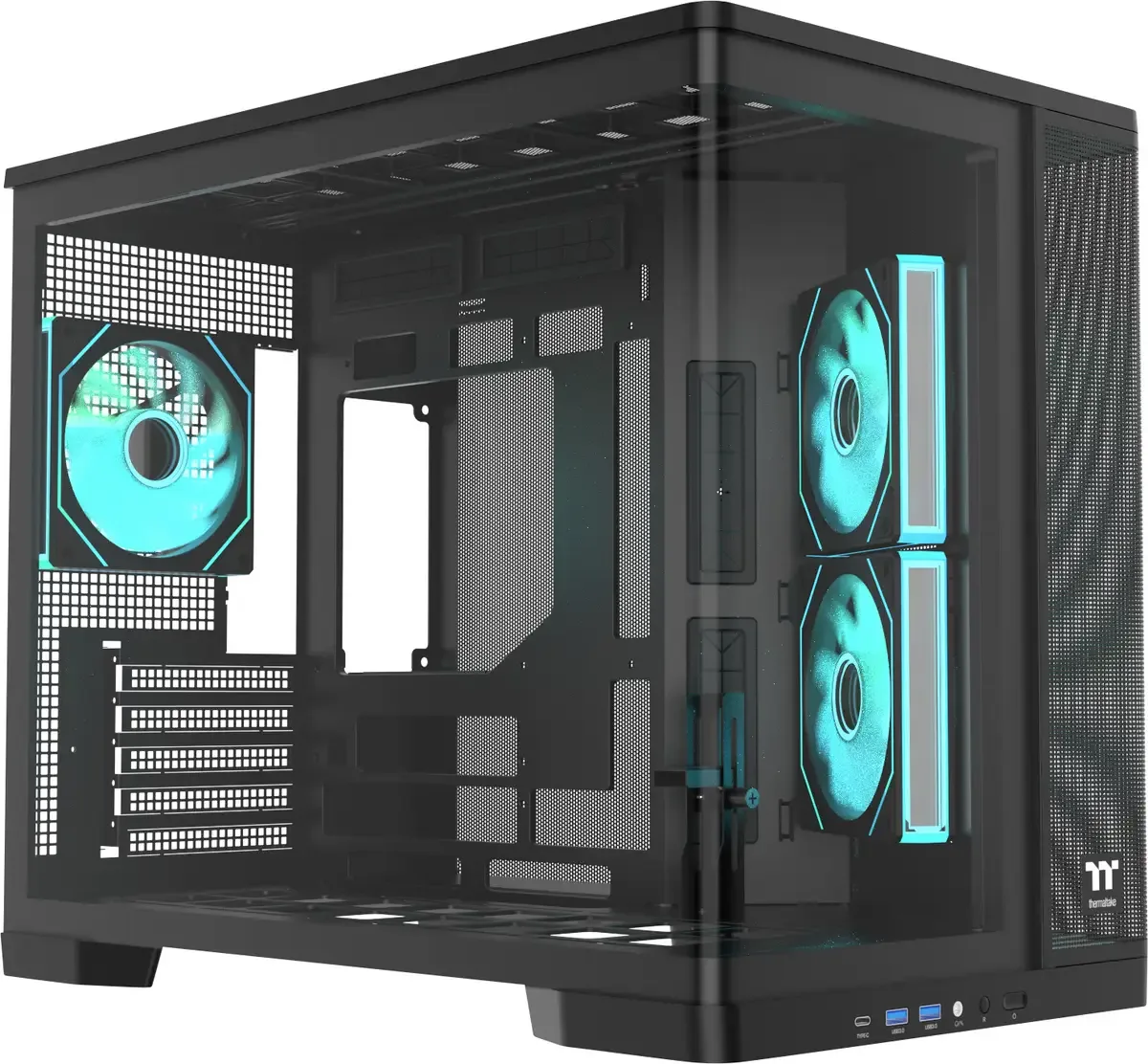 Geh Thermaltake Arcus 280 TG Midi Tower curved Black retail by Thermaltake – cover