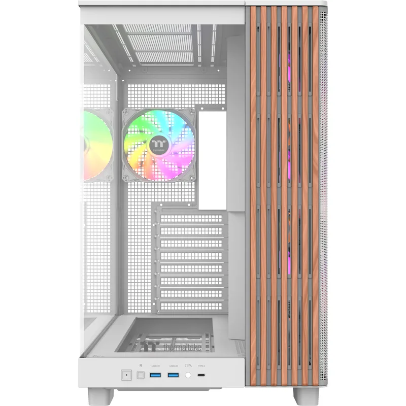 Geh Thermaltake View 380 XL WS Midi Tower "ARGB Snow" White retail by Thermaltake – cover
