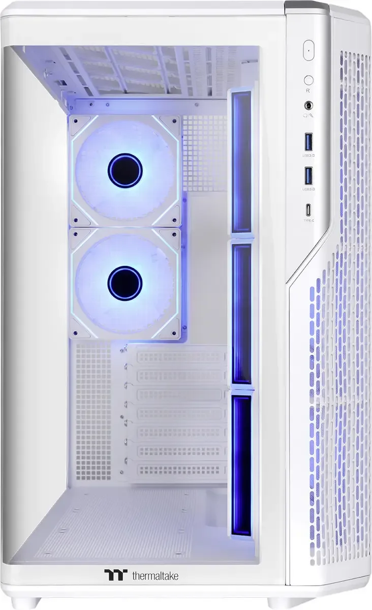 Geh Thermaltake View 590 TG Midi Tower "ARGB Snow" White retail van Thermaltake – cover