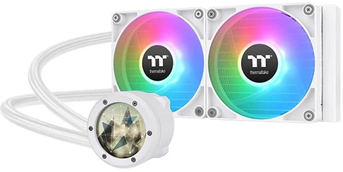 TH240 V2 Ultra ARGB Sync Système de refroidissement à leau pour PC de Thermaltake – jaquette