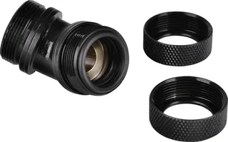 K Thermaltake Pacific PETG Tube 45-Degree dual compression 16mm OD - Black by Thermaltake – cover 2 of 2