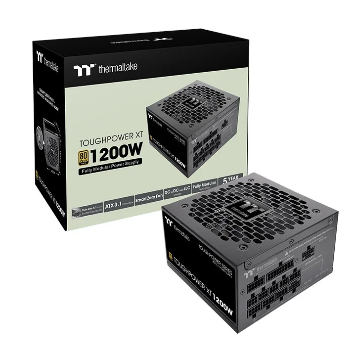 Netzteil Thermaltake Toughpower XT 1200W ATX3.1/GEN5 80+G BK retail van Thermaltake – cover