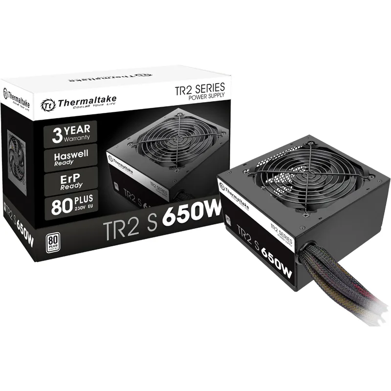 Netzteil Thermaltake TR2 S 650W ATX 80+ Black retail by Thermaltake – cover
