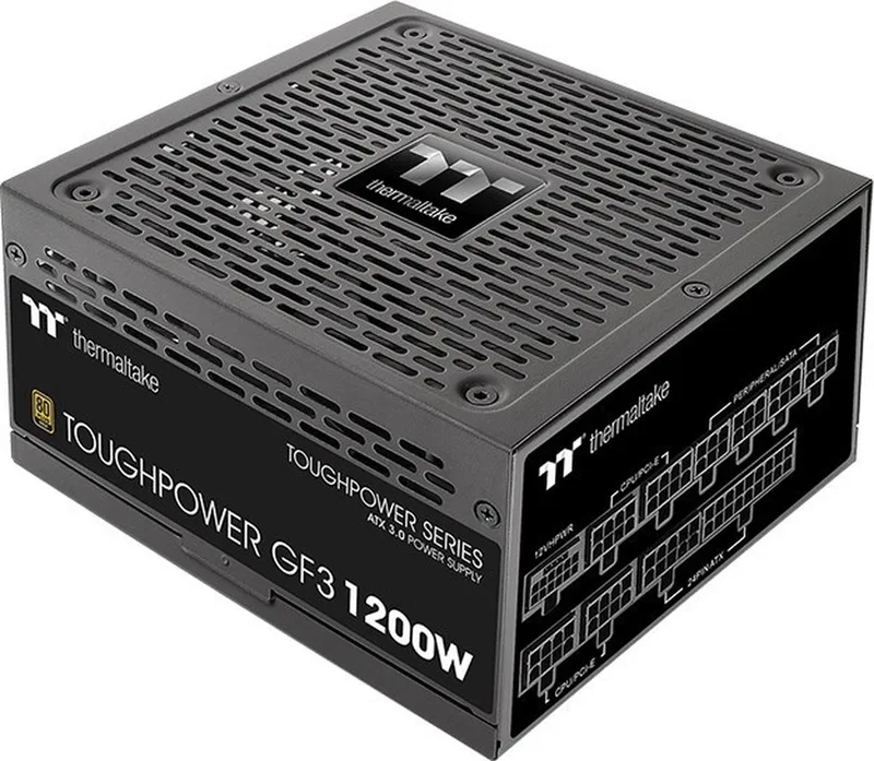 Power supply THERMALTAKE Toughpower GF3 de Thermaltake, Kleurloos – jaquette