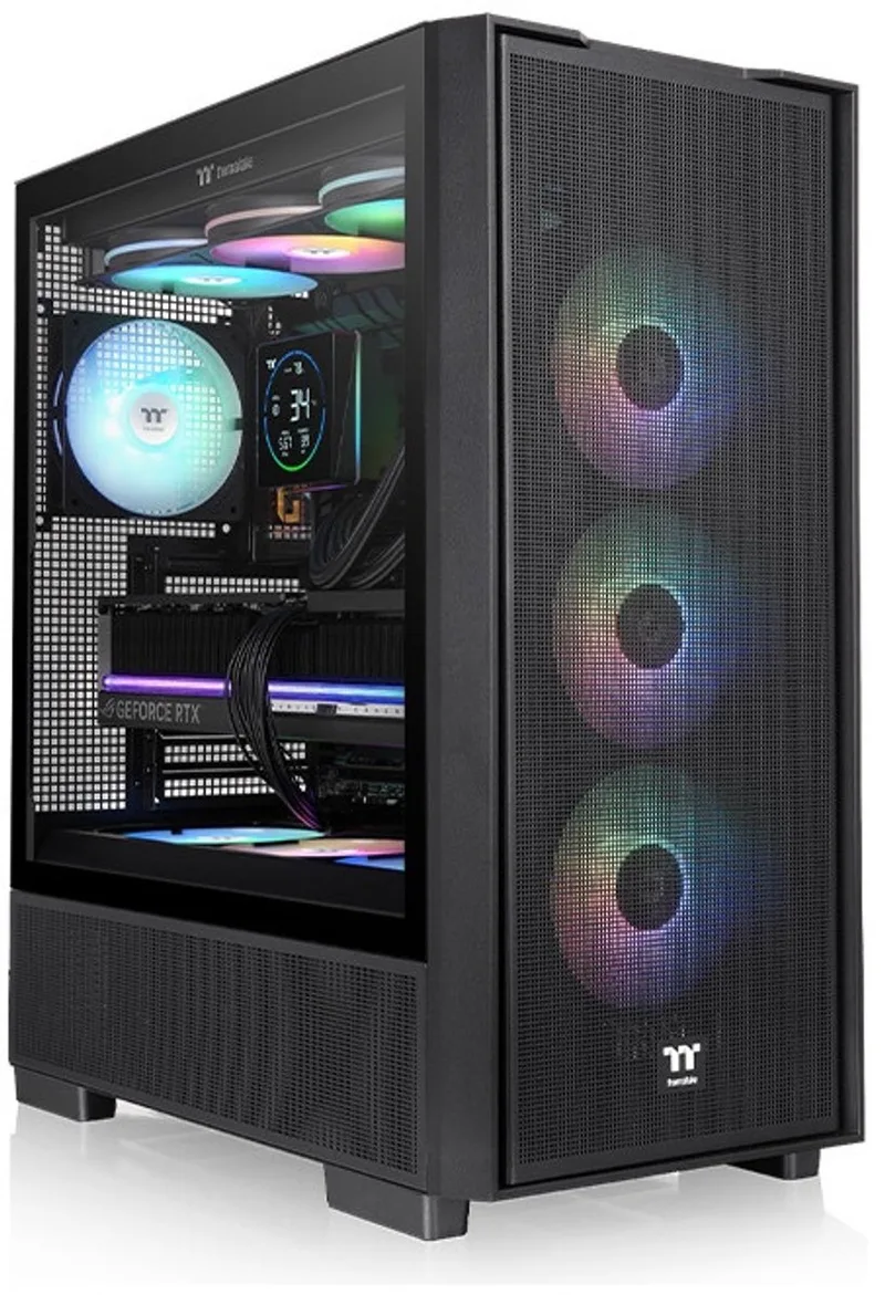 S380 TG ARGB Midi Tower by Thermaltake, Black – cover