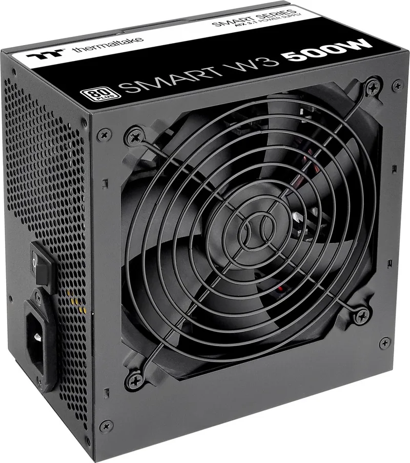 Smart W3 - Interne Voeding - 80+ - 500W - ATX 3.1 by Thermaltake, Black – cover
