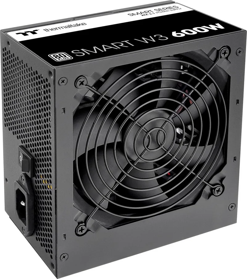 Smart W3 - Interne Voeding - 80+ - 600W - ATX 3.1 by Thermaltake, Black – cover