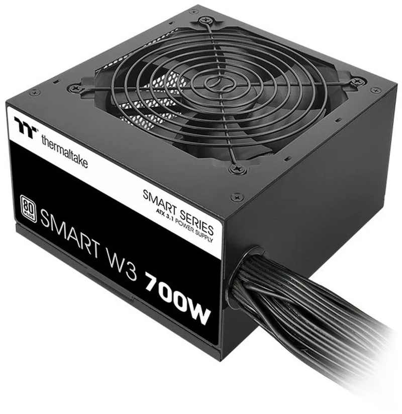 Smart W3 - Interne Voeding - 80+ - 700W - ATX 3.1 by Thermaltake, Black – cover