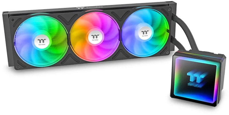 TH360 V3 ARGB Sync Black | AiO-Waterkoeling Desktops de Thermaltake, Noir – jaquette