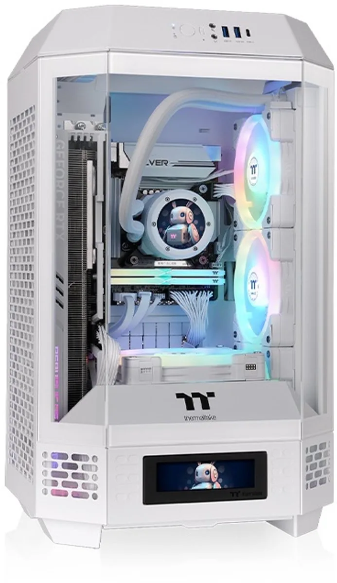 The Tower 250 Snow Mini Tower by Thermaltake, White – cover