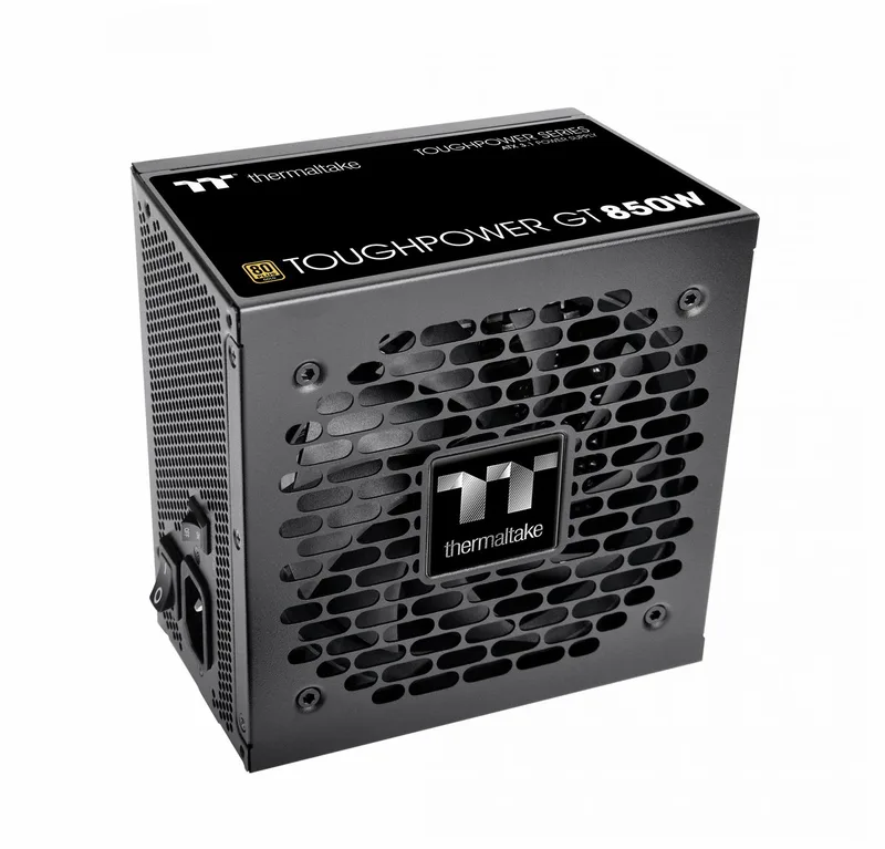 Toughpower GT - Interne Voeding - 80+ Platinum - 850W - ATX 3.1 - PCIe Gen 5.1 van Thermaltake, Zwart – cover