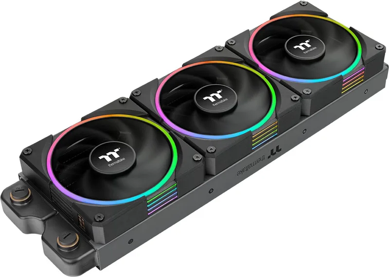 TS120 EX RGB - Ventilator Koeler voor PC - 3x120mm - PWM 500-2000 RPM - Modulair van Thermaltake, Zwart – cover