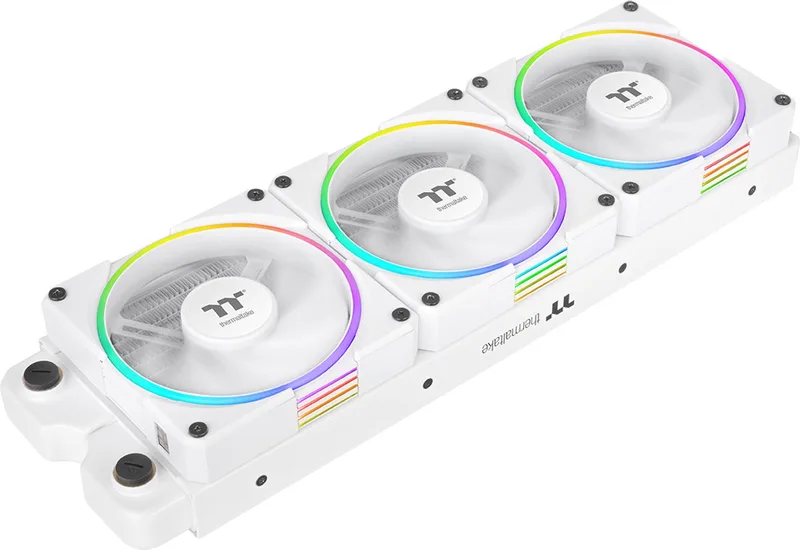 TS140 EX RGB - Ventilator Koeler voor PC - 3x140mm - PWM 500-2000 RPM - Modulair van Thermaltake, Wit – cover