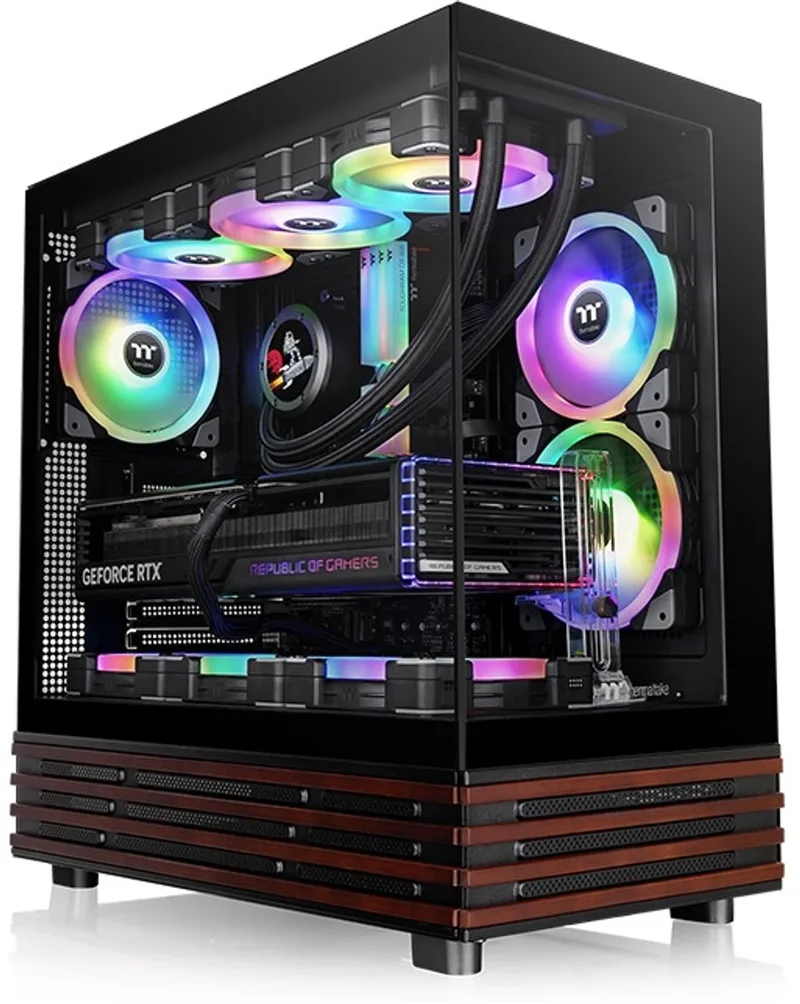 View 270 Plus WS ARGB – Mid Tower behuizing de Thermaltake, Noir – jaquette