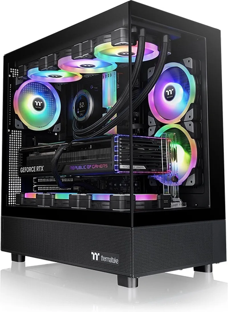 View 270 TG Midi Tower van Thermaltake, Zwart – cover