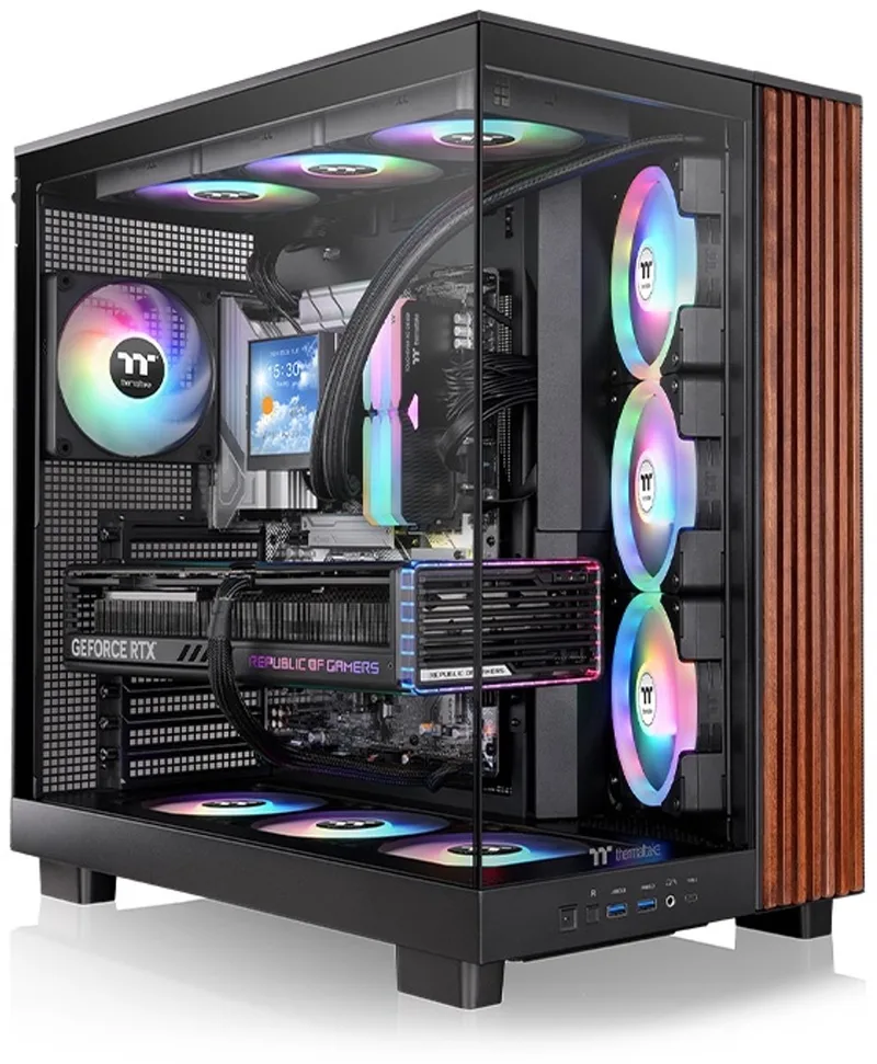 View 380 XL WS ARGB Midi Tower by Thermaltake, Black – cover
