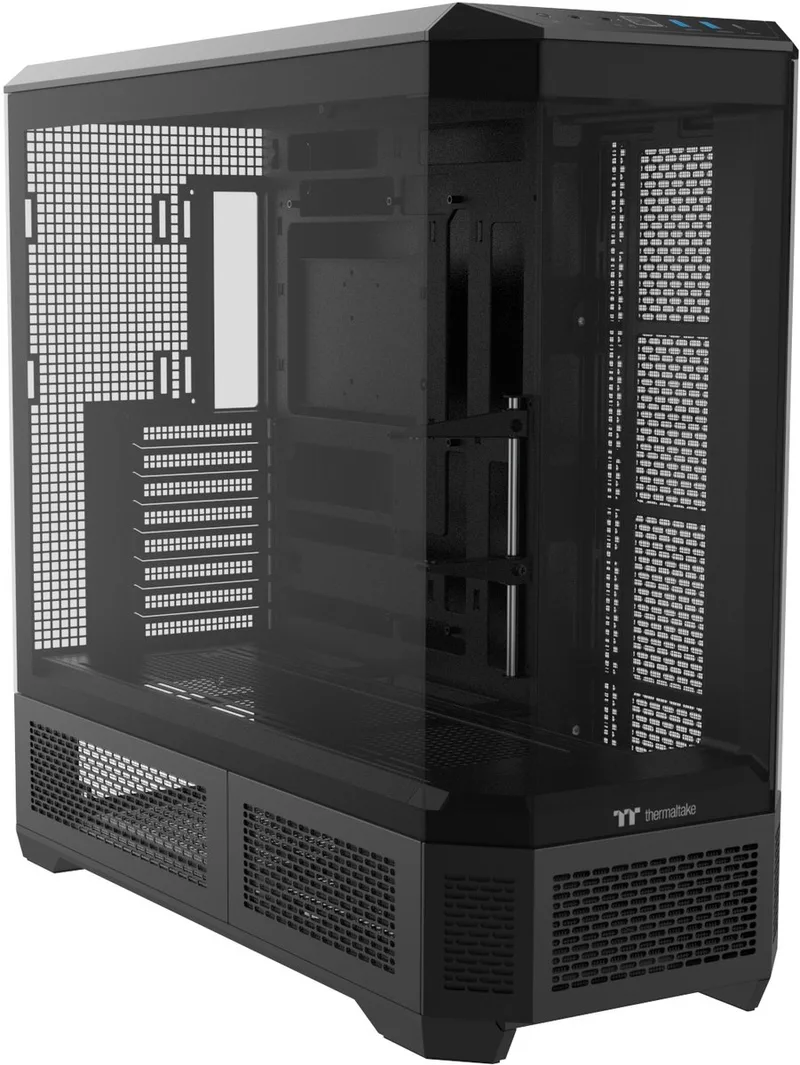 View 600 TG Full - PC Case - Behuizing - 4x4mm Gehard Glas - Stoffilters by Thermaltake, Black – cover