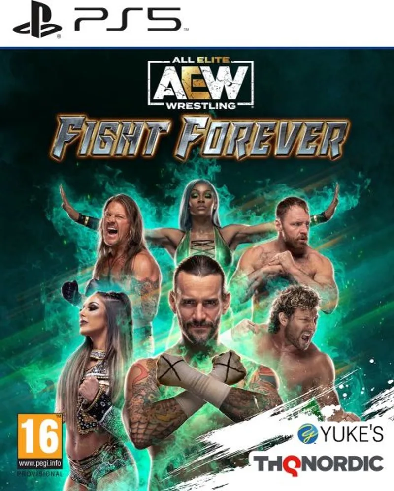 AEW All Elite Wrestling: Fight Forever van THQ Nordic, PS5 – cover