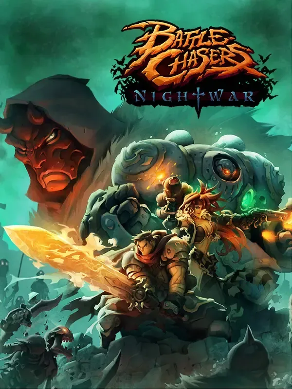Battle Chasers - Nightwar de THQ Nordic, PC, Digitaal, Steam, Standard – jaquette