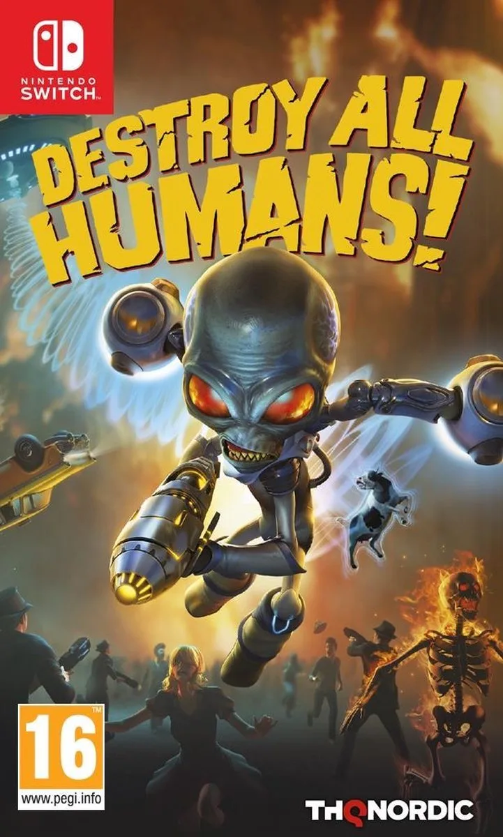 Destroy All Humans! by THQ Nordic, Nintendo Switch – cover