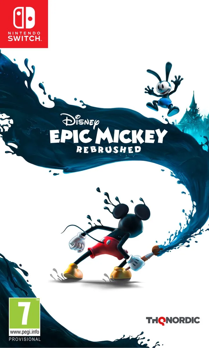 Disney's Epic Mickey: Rebrushed van THQ Nordic, Nintendo Switch – cover