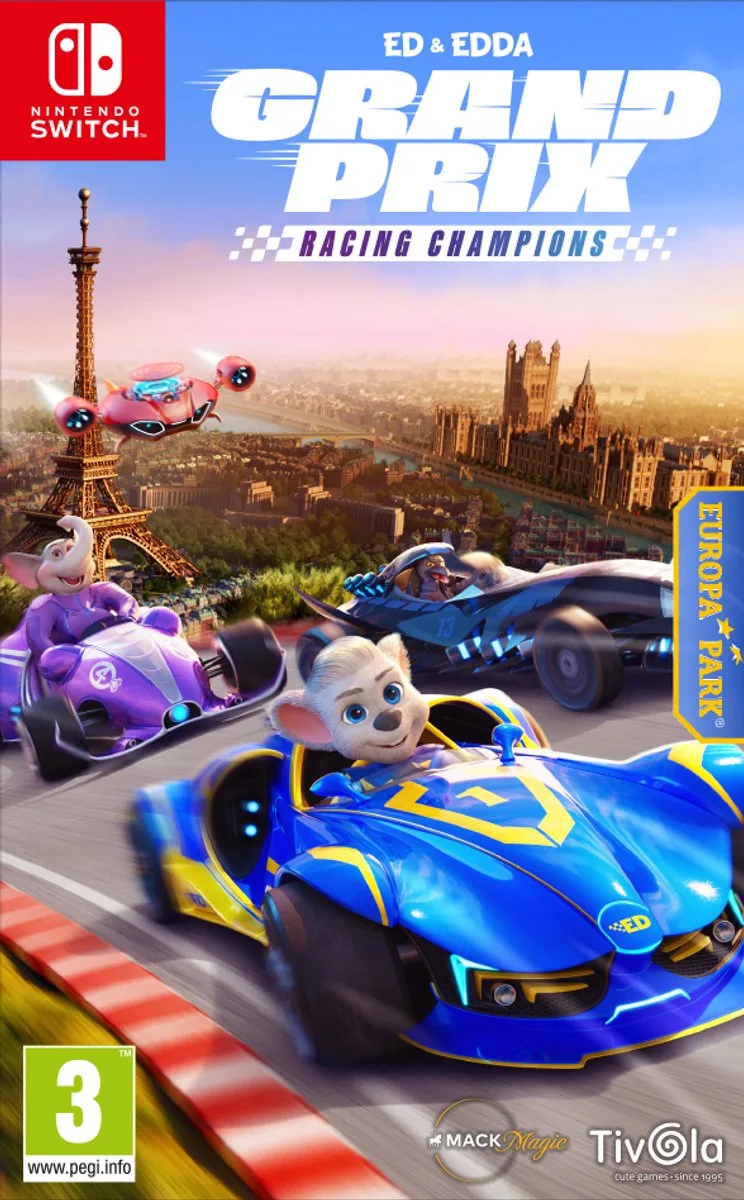 Ed & Edda: Grand Prix - Racing Champions van THQ Nordic, Nintendo Switch – cover