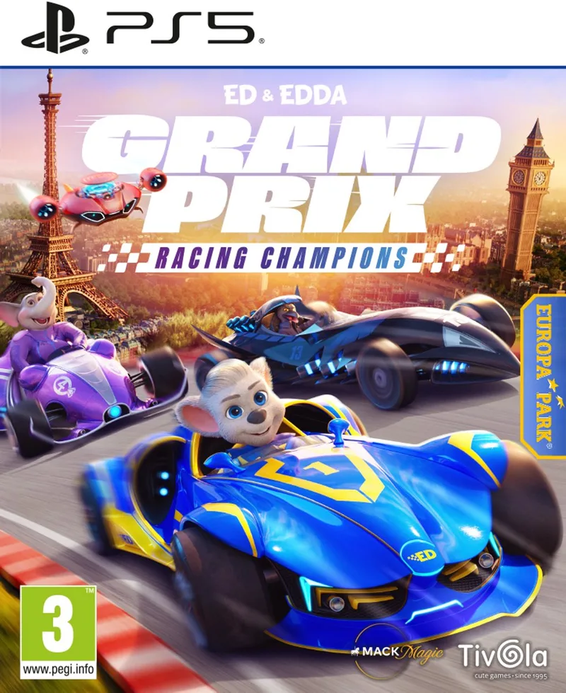 Ed & Edda: Grand Prix - Racing Champions de THQ Nordic, PS5 – jaquette